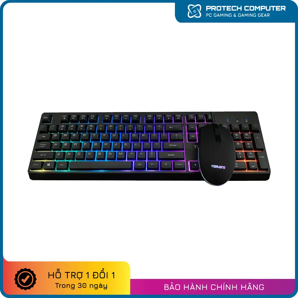 Combo Bàn Phím và Chuột Tomato S100 LED RGB